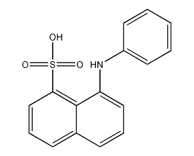 8-苯胺-1-萘磺酸結構式